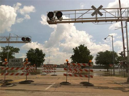 Flooding at LeClaire Park